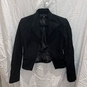 MANGO SUIT jacket blazer size US 4 black